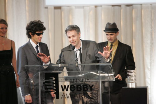 Beastie Boys accepting the Webby Artist of the Year Award at the 11th Webby Awards_20 Years of Webbys Feature
