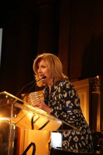Arianna Huffington of The Huffington Post, recipient of the Webby Award for Best Political Blog, at the 13th Annual Webby Awards