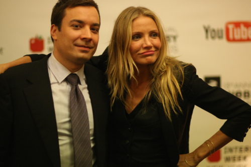 Cameron Diaz presented Jimmy Fallon with the Webby Person of the Year Award at the 13th Annual Webby Awards