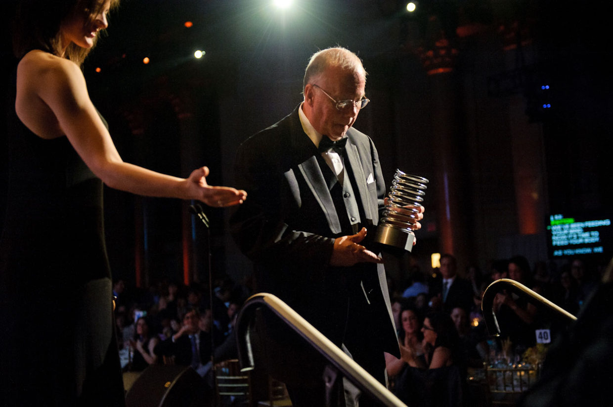 Steve Wilhite Accepts a Webby Lifetime Achievement Award at the 17th Annual Webby Awards