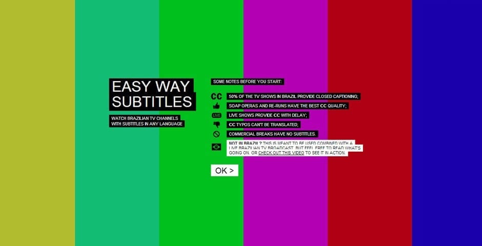 2014 Nominee in Mobile Sites & Apps: Services with “Easy Way Subtitles”