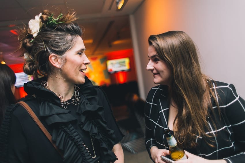 Imogen Heap and Olyvia Salyer at Webbys x Imogen Heap at The Hospital Club