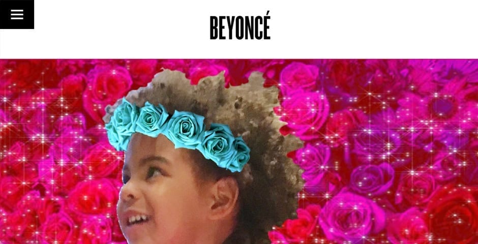 Beyoncé - Official Site by The Uprising Creative