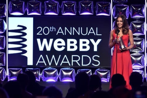 Jessica Alba Homepage 20th Annual Webby Awards