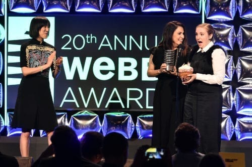 Lena Dunham & jennie Konner 20th Annual Webby Awards Homepage