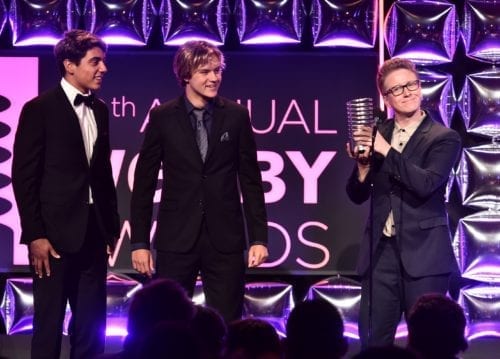 Tyler Oakley Best Web Personality 20th Annual Webby Awards Homepage