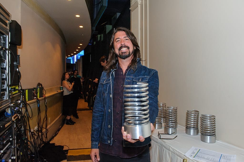 Dave Grohl Backstage at the 19th Webby Awards