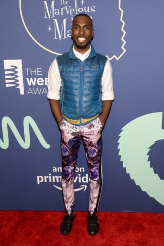 DeRay McKesson on the Red Carpet at the 23rd Annual Webby Awards