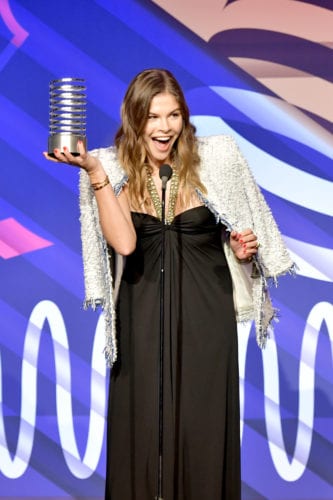 Emily Weiss Onstage at The 23rd Annual Webby Awards