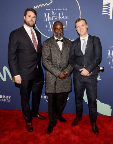 Sean Mattison, Fulton Leroy Washington, and Trevor Martin on the Red Carpet at the 23rd Annual Webby Awards