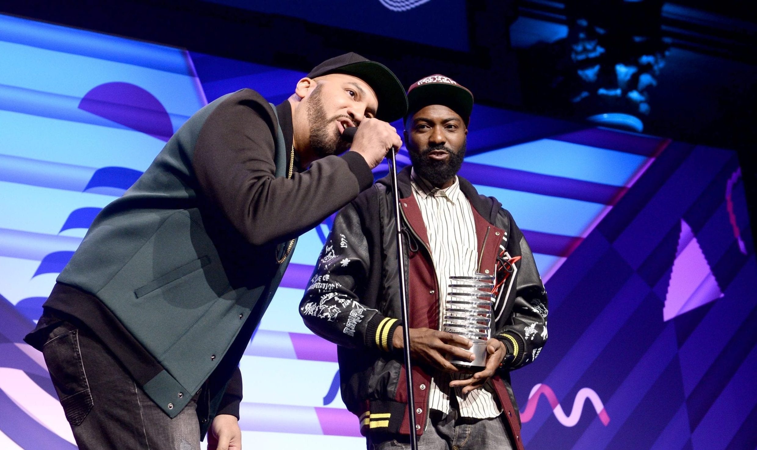 The Kid Mero and Desus Nice Onstage at The 23rd Annual Webby Awards