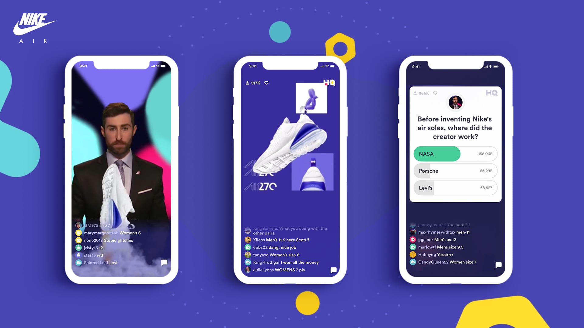 nike air max 270 hq trivia