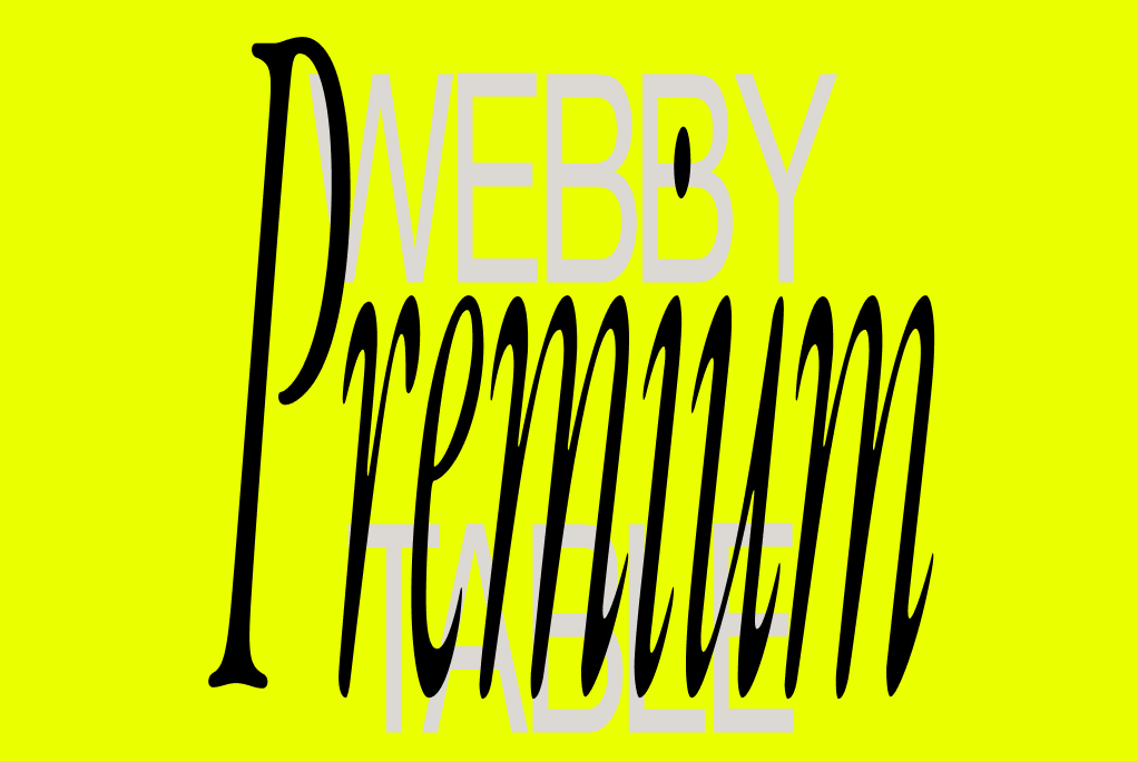 Webby Premium Table