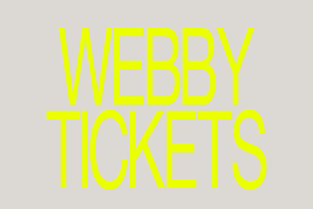 Webby Tickets