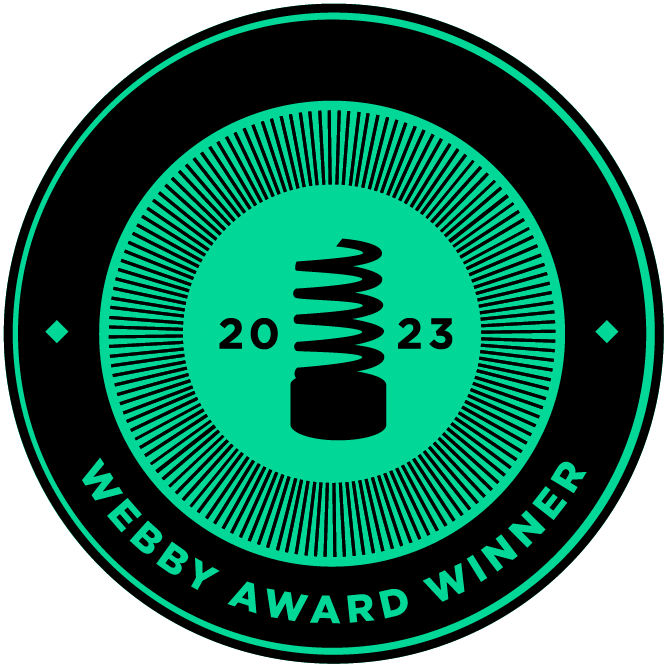 Webby Winner Badge (Green)