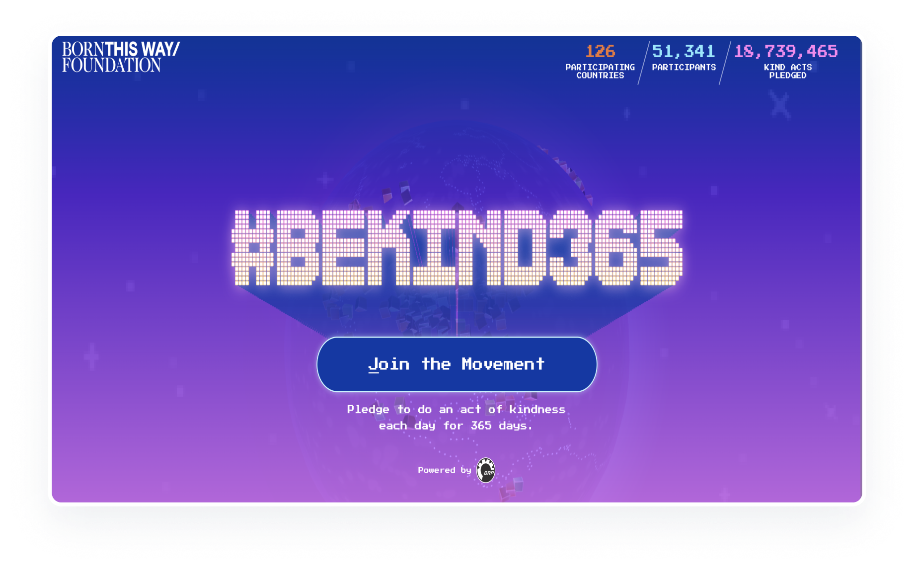 A screenshot of #BeKind365