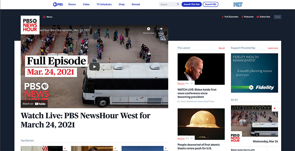 PBS NewsHour (2021 People\'s Voice Winner) 