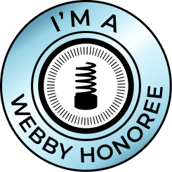 I\'m A Webby Honoree Badge