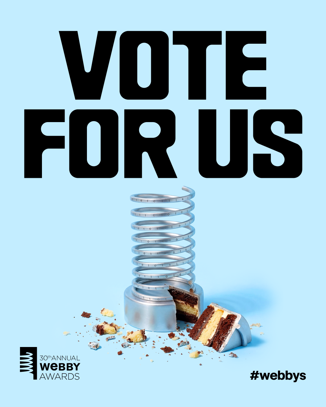 Vote For Us - Blue
