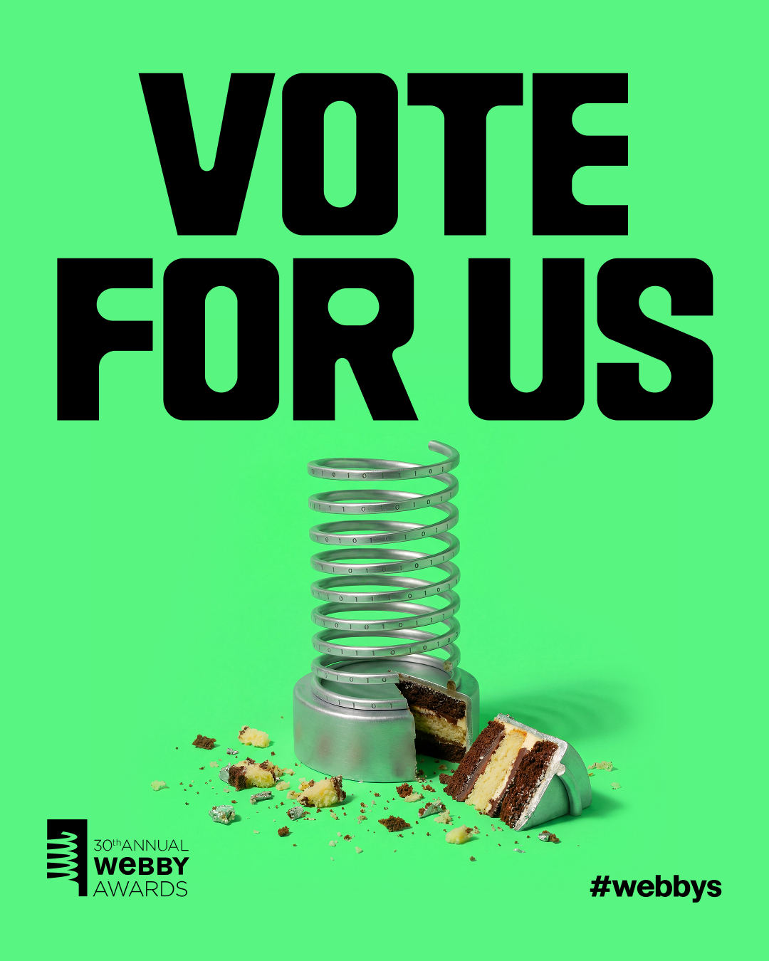 Vote For Us - Green