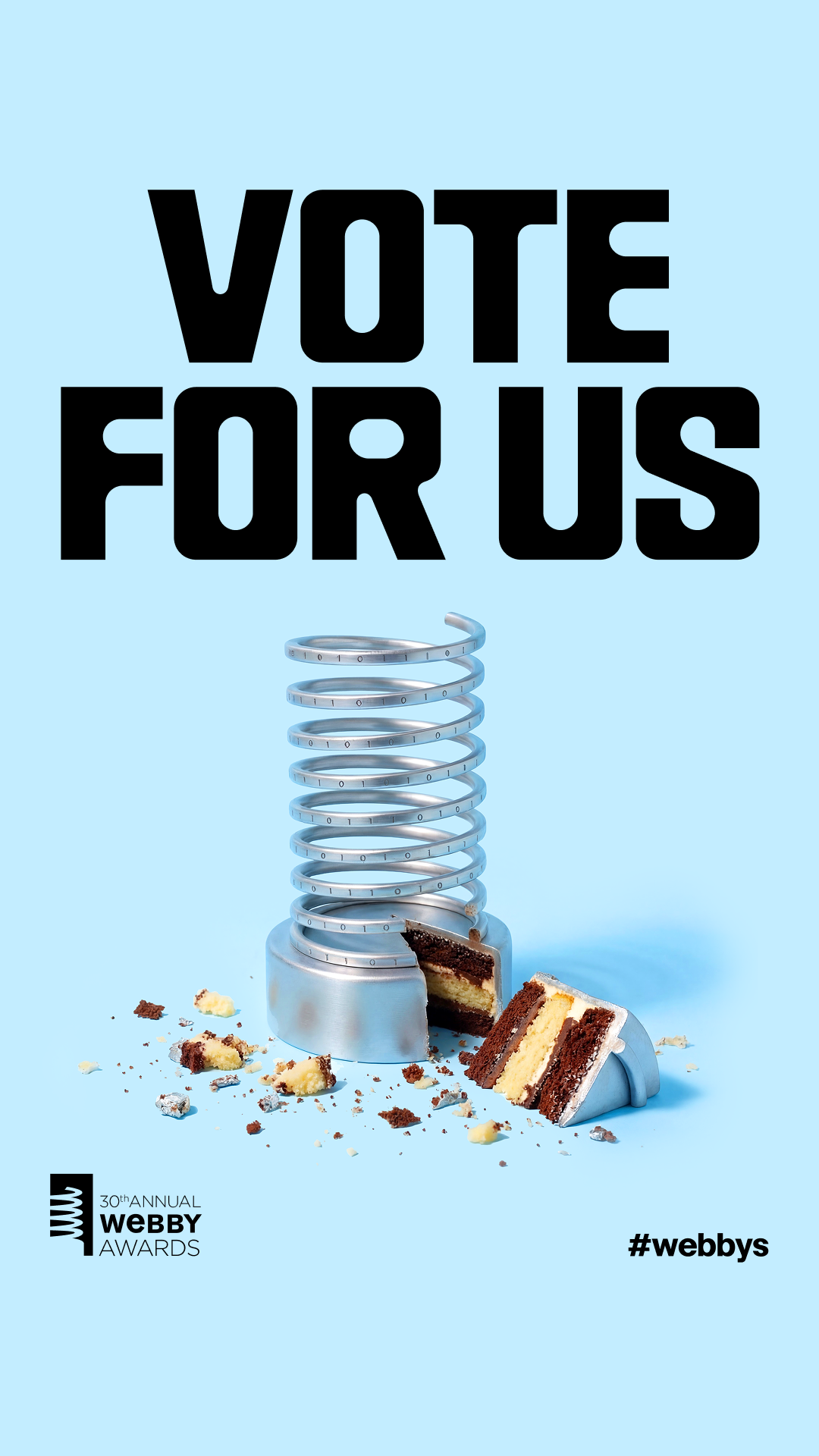 Vote For Us Story - Blue