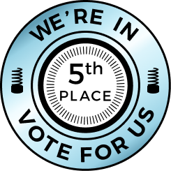 Vote For Us Badge - 5th Place Badge