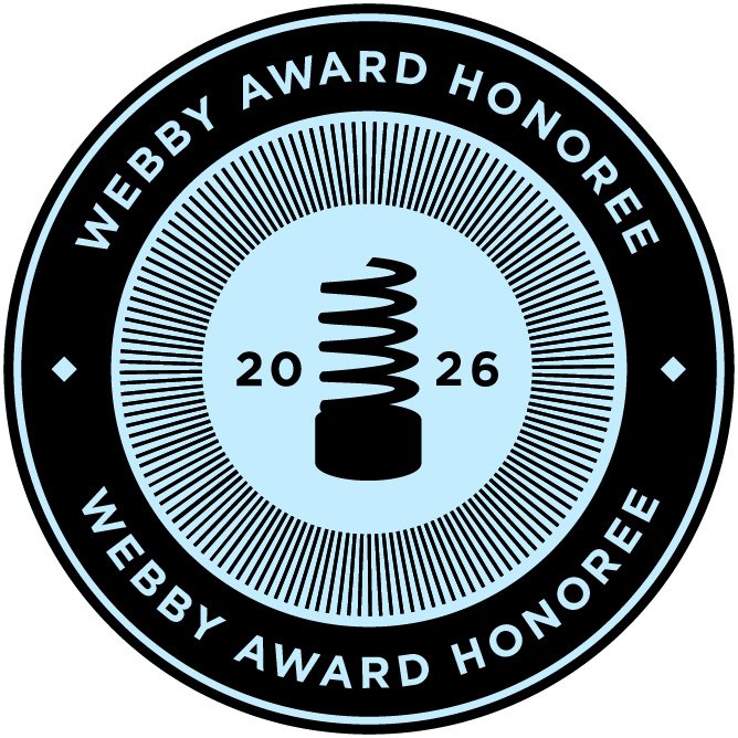 Webby Award Honoree - Blue