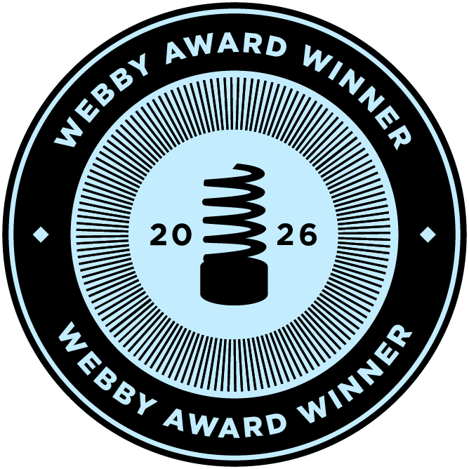 Webby Award Winner - Blue