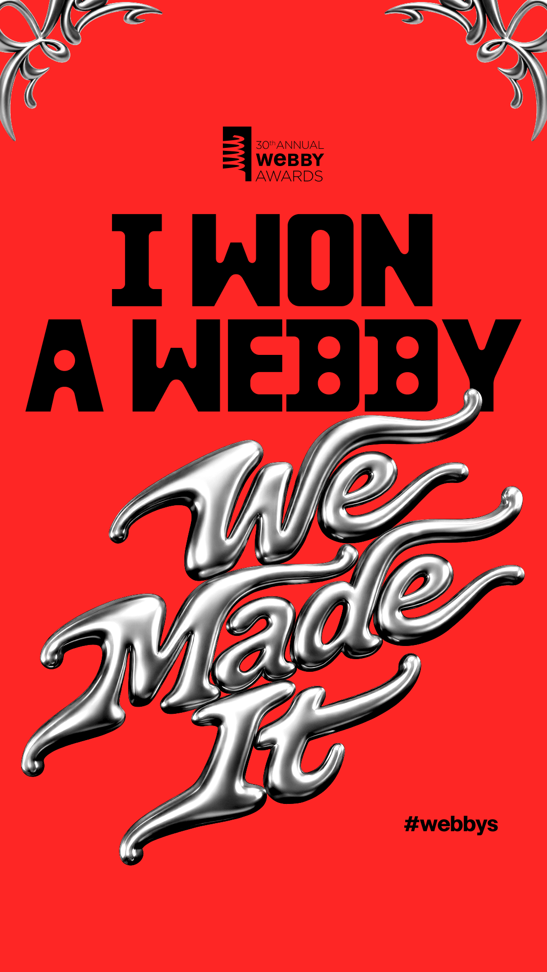 I Won A Webby - Story