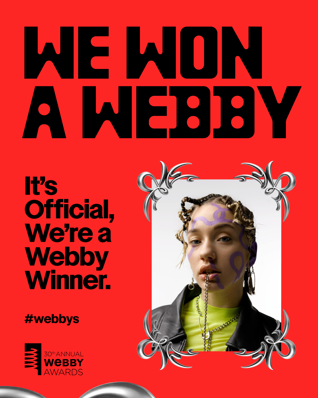 We Won A Webby Half Frame - Post