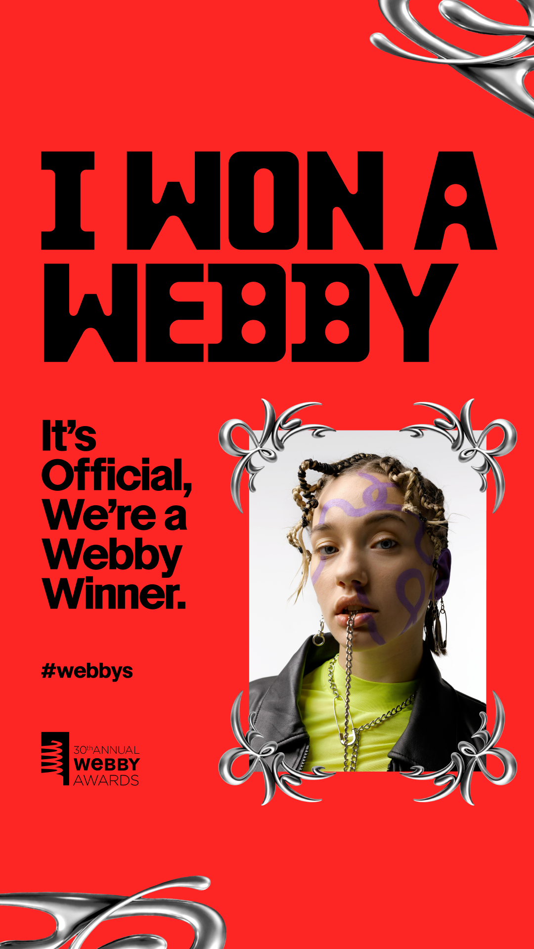 I Won A Webby - Half Frame - Story