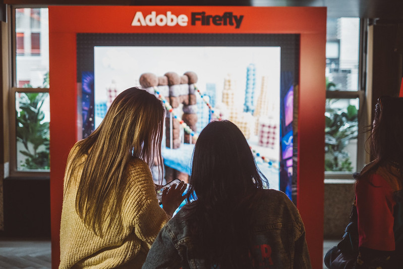 Creators at the Adobe Firefly Activation 
